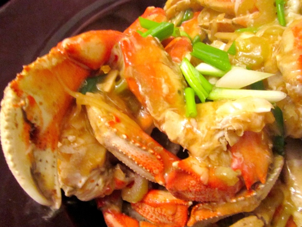 Chinese Ginger & Garlic Crabs